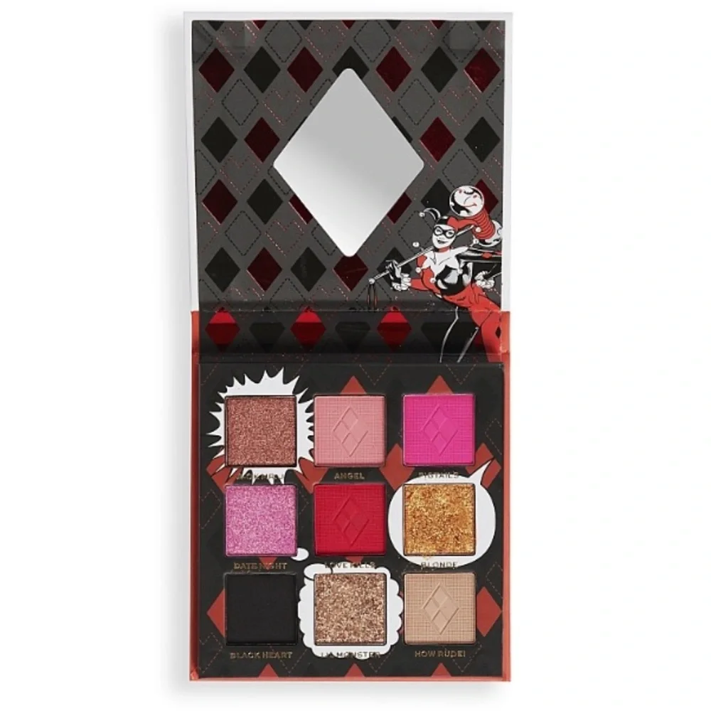 Revolution X DC Harley Quinn Rebel‎ Heart Eyeshadow Palette Batman